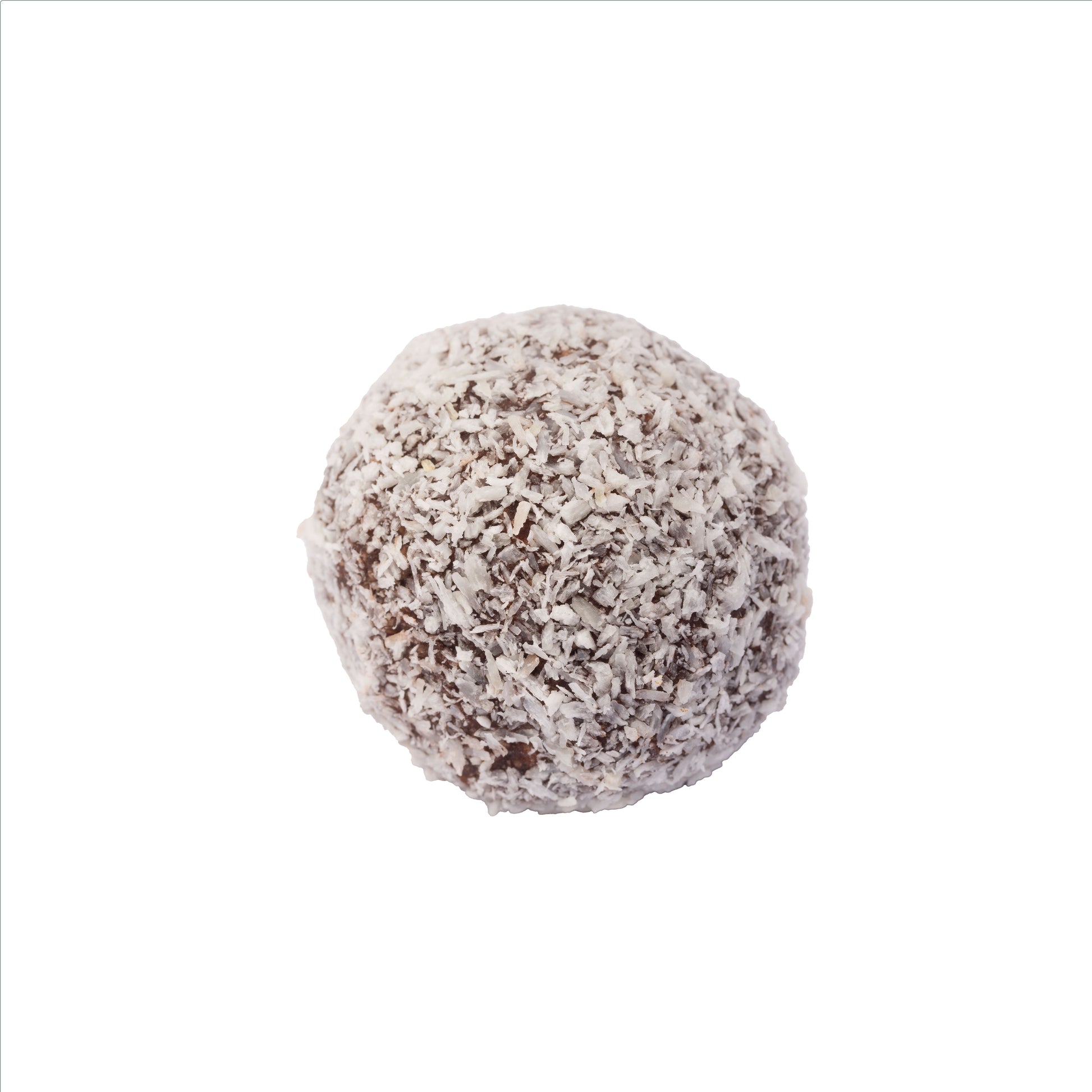 Hagyományos Kókuszgolyó desszert. Traditional coconut ball dessert. Traditionelles Kokosnusskugel-Dessert.