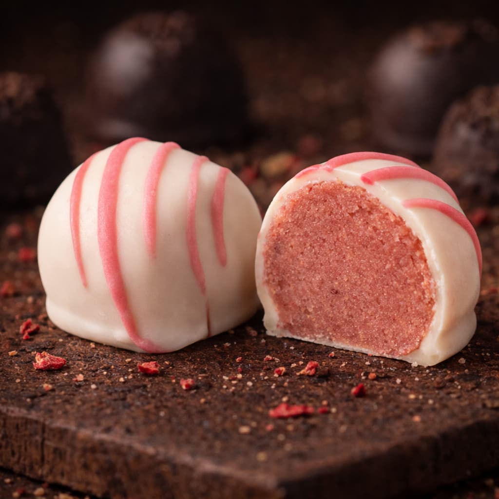 Strawberry-yoghurt Marzipan